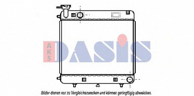 AKS DASIS 130500t -  Радиатор, охлаждение двигателя